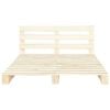 vidaXL Giroletto in Pallet di Legno Massello di Pino 200x200 cm