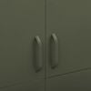 vidaXL Armadio Verde Oliva 90x50x180 cm in Acciaio
