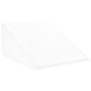 vidaXL Cuscino per Gambe 60 x 50 x 30 cm Morbido Schiuma Memory Bianco