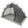 vidaXL Tenda con tetto Altro Grigio e Nero 236 x 150 x 136 cm