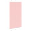 vidaXL Tenda Plissettata Rosa 105x200 cm Larghezza Tessuto 104,4 cm