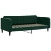 vidaXL Letto da Giorno Verde Scuro 100x200 cm in Velluto