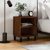 vidaXL Comodino Rovere Marrone 40x30x50 cm in Legno Multistrato