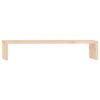 vidaXL Supporto per Monitor 50x27x10 cm in Legno Massello di Pino