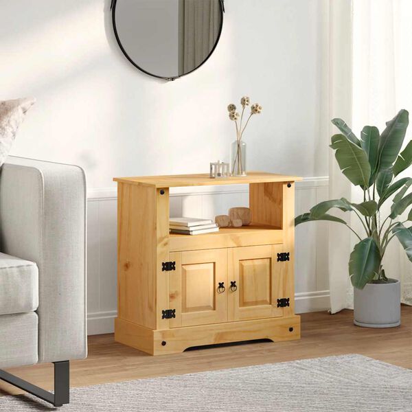 vidaXL Mobile Porta TV Legno Pino Messicano Corona Range 80x43x78 cm