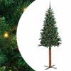 vidaXL Albero di Natale snodato Verde 210 cm