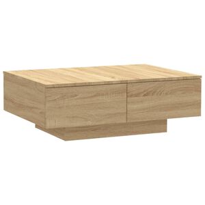 vidaXL Tavolino da Salotto Rovere Sonoma 90x60x31 cm Legno Multistrato