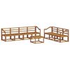 vidaXL Set di divani da esterno 8 pcs Naturale
