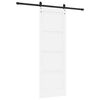 vidaXL Porta scorrevole ORKDAL Bianco 73,5 x 211 cm Pino massello