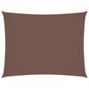 vidaXL Parasole a Vela in Tessuto Oxford Rettangolare 2x3 m Marrone