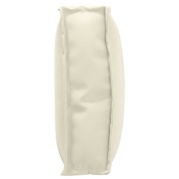 vidaXL Cuscino per schienale pallet con cuscino Crema 60 x 40 x 12 cm