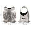vidaXL Corazza da Cavaliere Medievale Replica LARP Argento in Acciaio