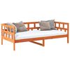 vidaXL Dormeuse senza Materasso Marrone Cera 80x200 cm Legno di Pino