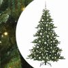 vidaXL Albero di Natale Artificiale con Rami Pieghevoli Verde 180 cm