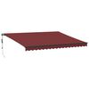 vidaXL Tenda da Sole Retrattile Automatica Bord&ograve; 450x350 cm