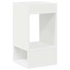 vidaXL Tavolino 2 pcs Bianco 30 x 30 x 56 cm Legno multistrato