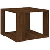 vidaXL Tavolino Salotto Rovere Marrone 40x40x30cm Legno Ingegnerizzato