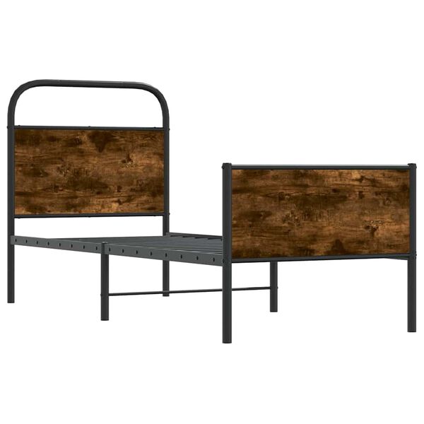 vidaXL Giroletto senza Materasso Rovere Sonoma 80x200 cm in Truciolato