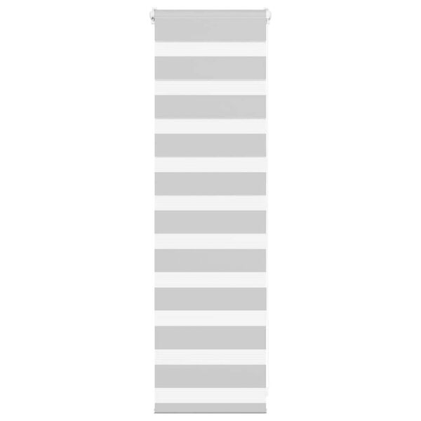 vidaXL Tenda a Rullo Zebra Larghezza Tessuto 35,9 cm Poliestere