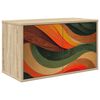 vidaXL Mobile TV da Parete BONN 69 x 33 x 40 cm Rovere Sonoma