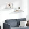 vidaXL Scaffali a Parete 2 pz Grigio Cemento 50x23x3,8 cm in MDF