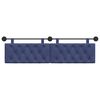 vidaXL Testata appesa Blu Polizia 170 x 55 x 7 cm Velluto