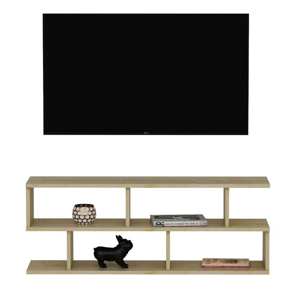 Homemania Mobile TV Su 120x29,6x45 cm Rovere
