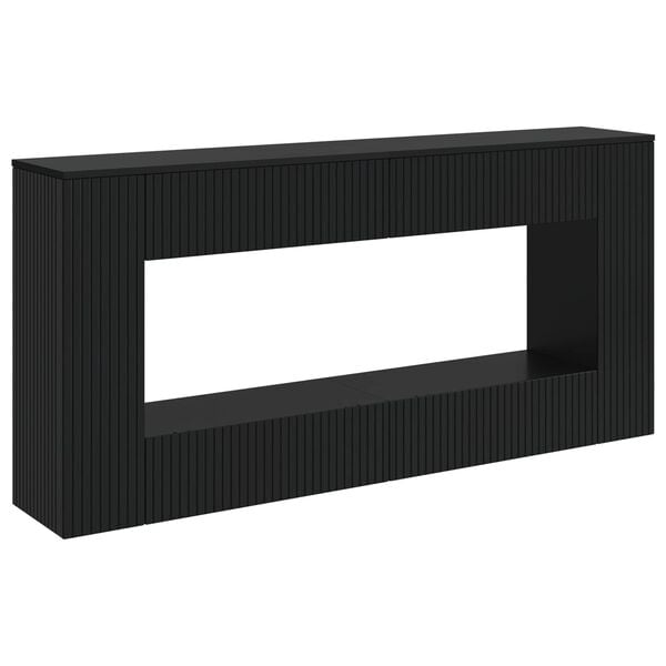 vidaXL Tavolo consolle Nero 155 x 29 x 74 cm Legno ingegnerizzato