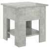 vidaXL Tavolino da Salotto Grigio 40x40x42 cm in Legno Multistrato