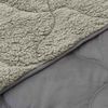 vidaXL Duvet Invernale Trapuntato Grigio chiaro 135 x 200 cm