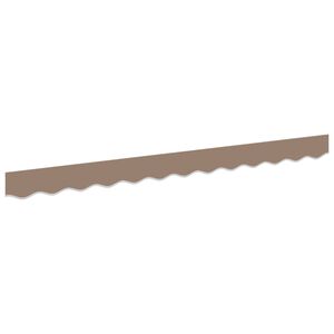 vidaXL Sostituzione della mantovana per tenda Tortora 236 x 20 cm