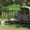 vidaXL Tenda Gazebo Verde 243 x 243 x 251 cm Tessuto