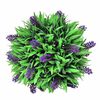 vidaXL Set Palle di Bosso Artificiale 2 pz con Lavanda 28 cm