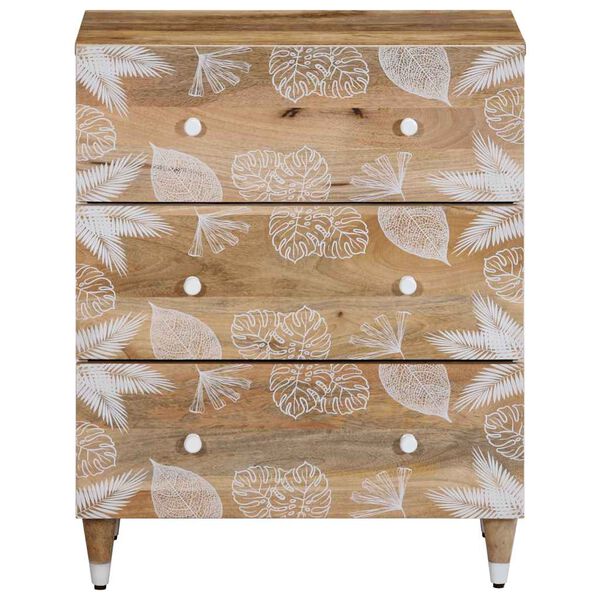 vidaXL Credenza 60x33,5x75 cm in Legno Massello di Mango