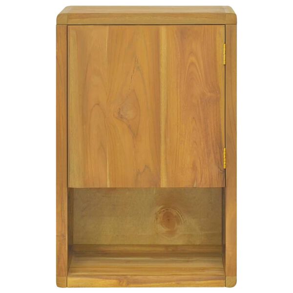 vidaXL Mobile da Bagno a Parete 45x30x70 cm in Legno Massello di Teak