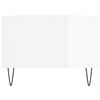 vidaXL Tavolino Salotto Bianco Lucido 90x50x36,5 cm Legno Multistrato