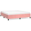 vidaXL Giroletto Rosa 160x200 cm in Velluto