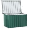 vidaXL Baule da giardino verde 109x67x65 cm
