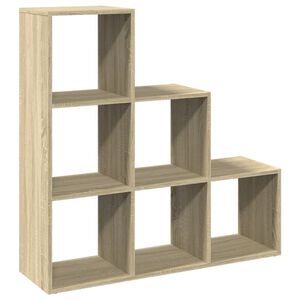 vidaXL Libreria Divisorio 3Ripiani Rovere Sonoma 99x29x99cm Truciolato