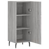 vidaXL Credenza Grigio Sonoma 34,5x34x90 cm in Legno Multistrato