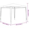 vidaXL Gazebo Professionale 2,5x2,5 m Verde 90 g/m²