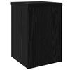 vidaXL Supporto per piante 2 pcs Rovere Nero 20 x 20 x 30 cm