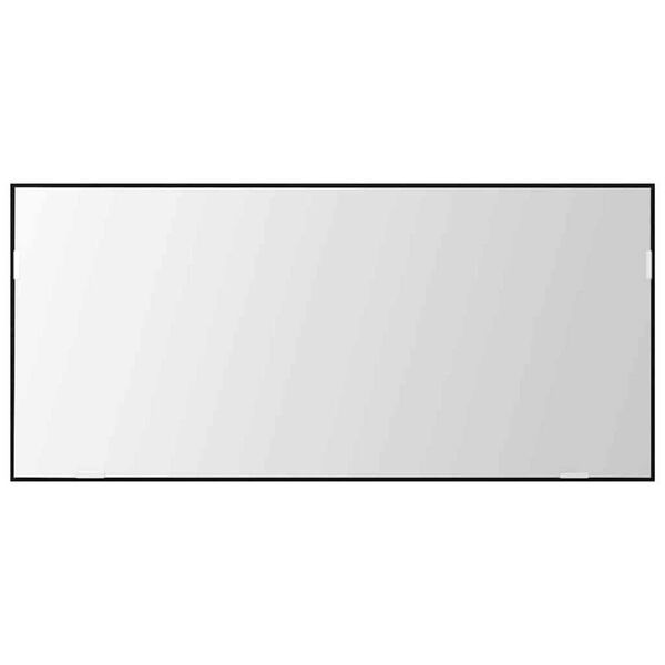 vidaXL Specchio Rovere nero 80 x 37 cm Vetro e Legno Ingegnerizzato