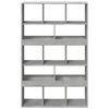 vidaXL Libreria Grigio Cemento 100x33x156,5 cm in Truciolato
