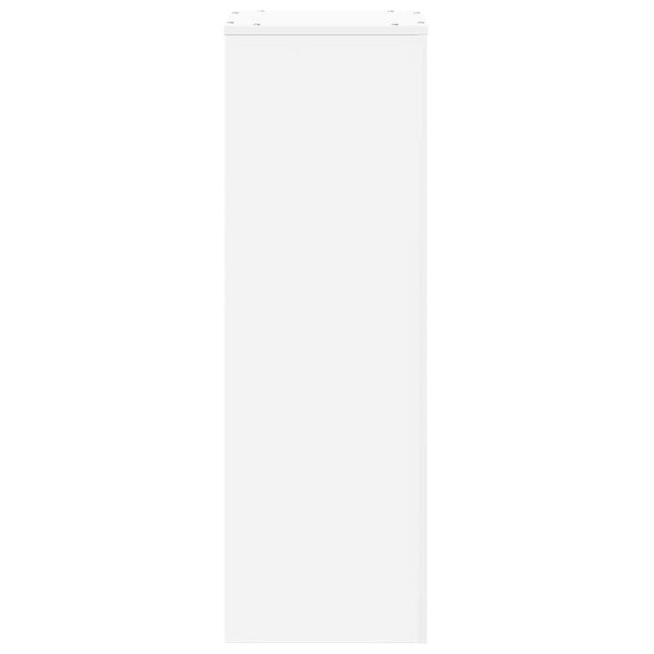 vidaXL Supporto per Piante Bianco 33x33x100 cm in Truciolato