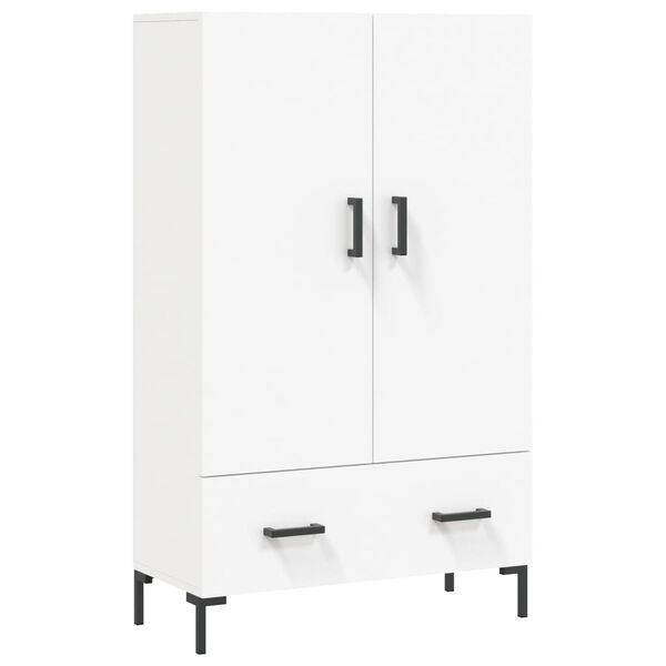 vidaXL Credenza Bianca 69,5x31x115 cm in Legno Multistrato