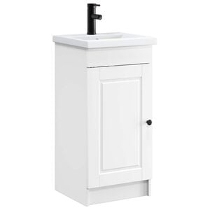 vidaXL Mobile da bagno con lavabo Bianco 42 x 40 x 84,5 cm