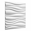 Pannelli da parete 12 pcs Bianco 50 x 50 cm