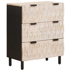vidaXL Credenza 60 x 33 x 75 cm Legno di mango massello