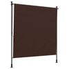 vidaXL Tenda a Rullo Esterna Marrone 120 x 270 cm